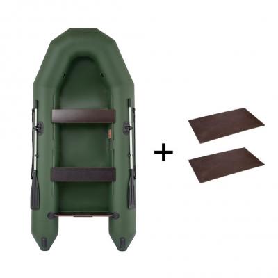 Лодка ПВХ Tulin Легенда 3100 PRO с фанерными вставками под мотор Лодка ПВХ Tulin Легенда 3100 PRO с фанерными вставками под мотор