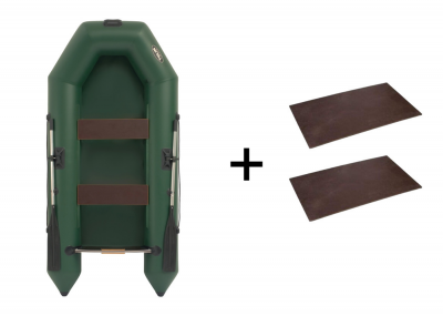 Лодка ПВХ Tulin Легенда 2800 с фанерными вставками под мотор Лодка ПВХ Tulin Легенда 2800 с фанерными вставками под мотор